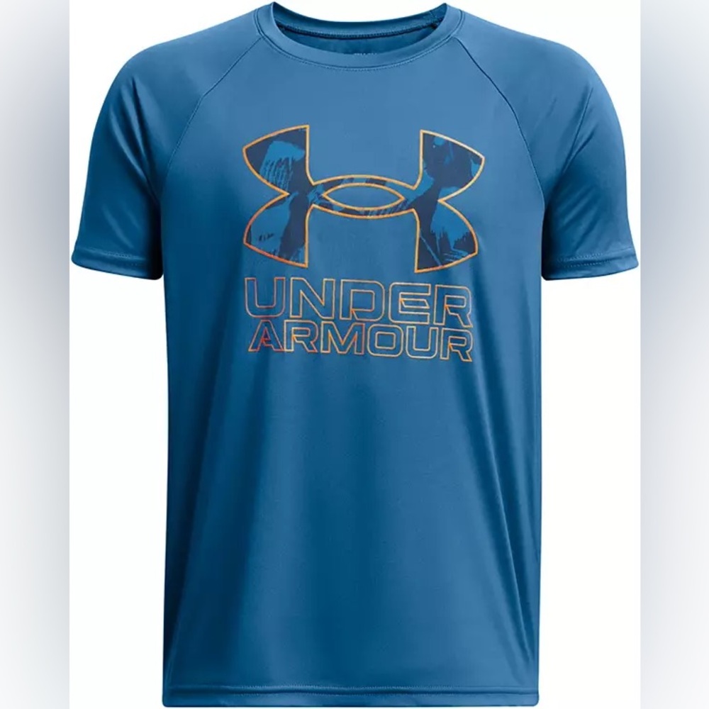 Under Armour Boys' Tech Hybrid Print Fill T-Shirt, NWT
